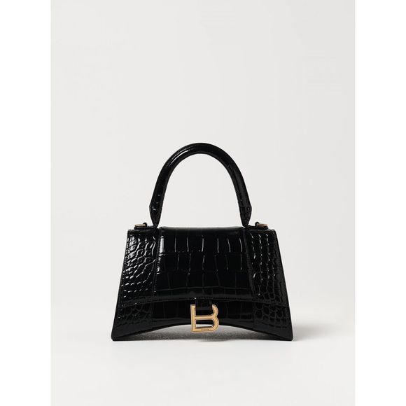Balenciaga Handbags - Balenciaga Hourglass Leather Black